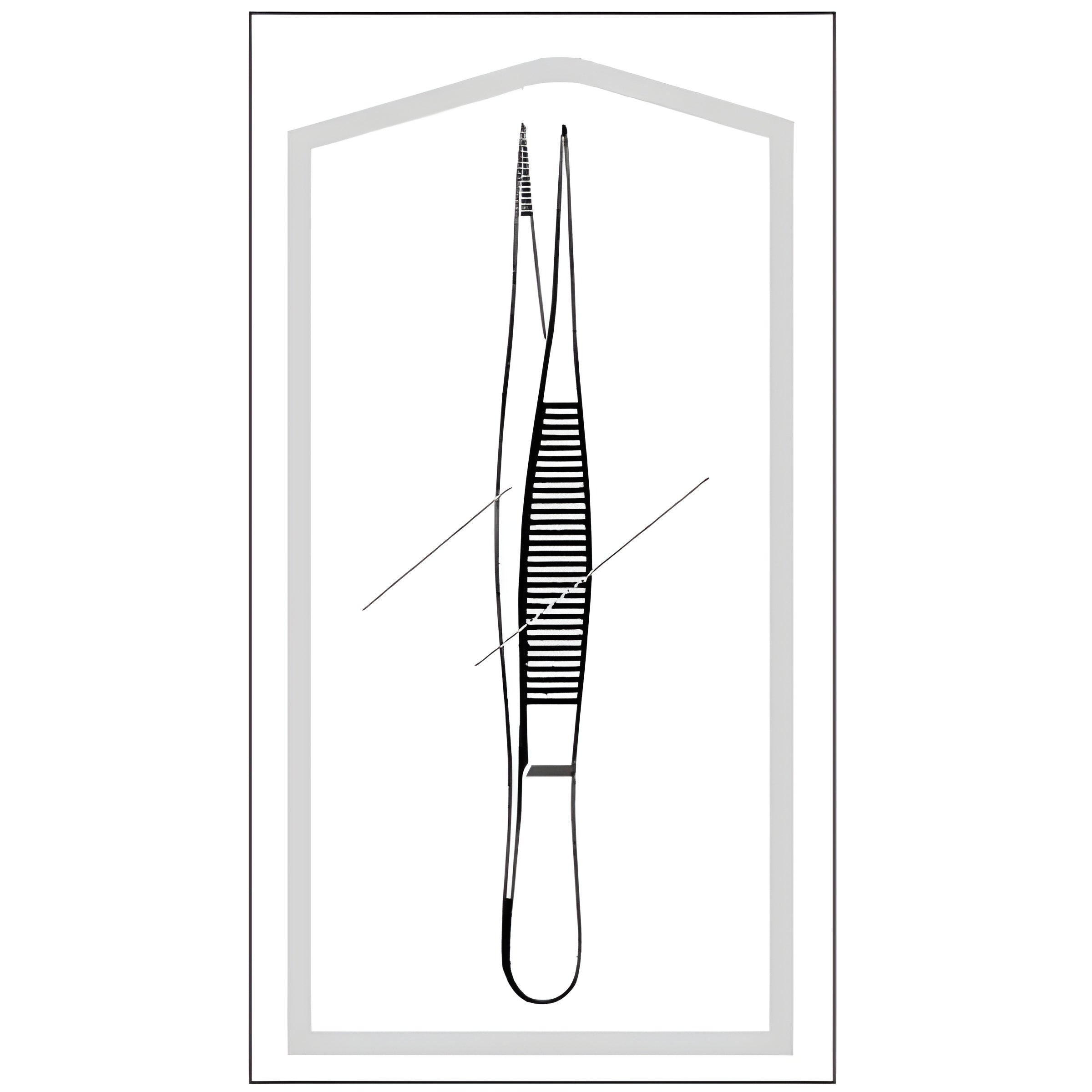 Splinter Forceps Econo Sterile 4-1/2 Inch